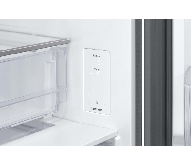 Lodówka Samsung RB53DG703DS9EO Combi MAX 75,9cm No Frost 203cm Szczotkowana Stal Nierdzewna AI 538L - 1306375 - zdjęcie 9